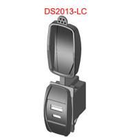 Dual Port USB Socket - 12-24V - DS2013-LC- ASM